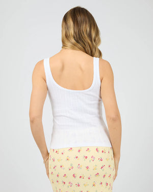 All About Eve Tia Tank White