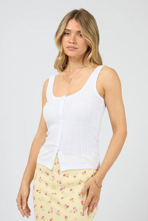 All About Eve Tia Tank White