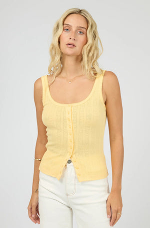 All About Eve Tia Tank Yellow