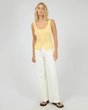 All About Eve Tia Tank Yellow