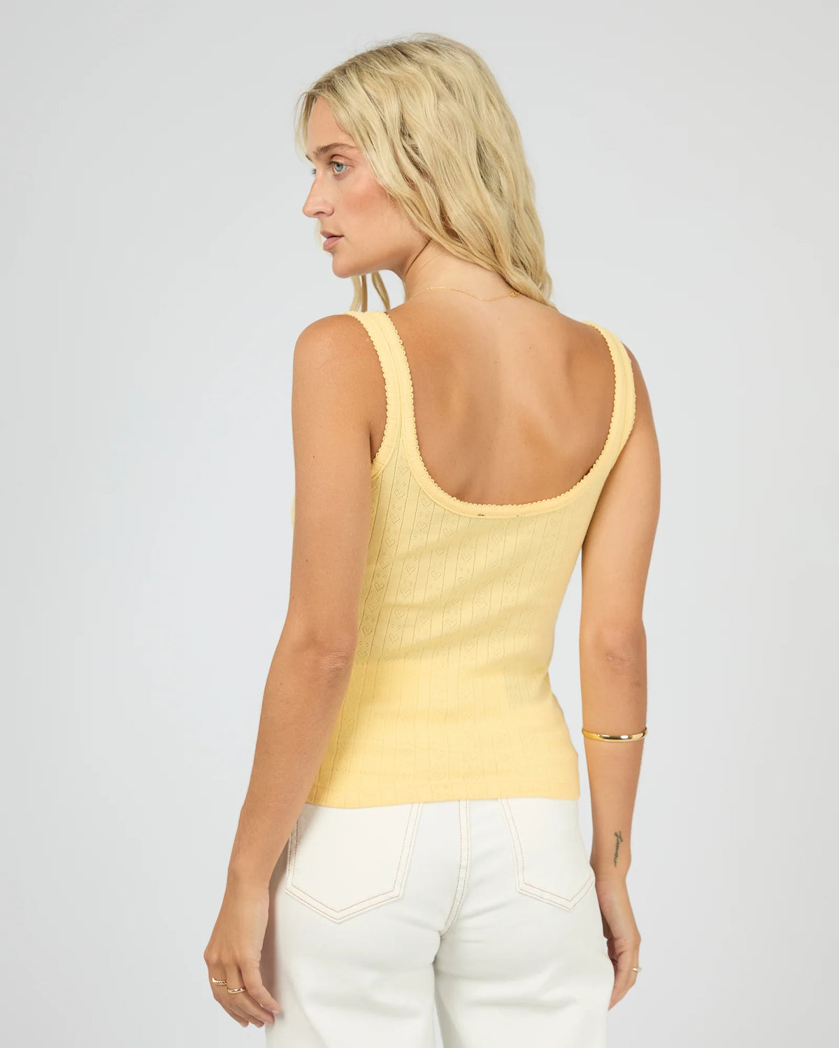 All About Eve Tia Tank Yellow