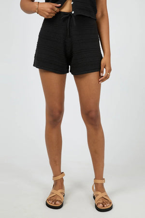 All About Eve Coen Knit Short Black