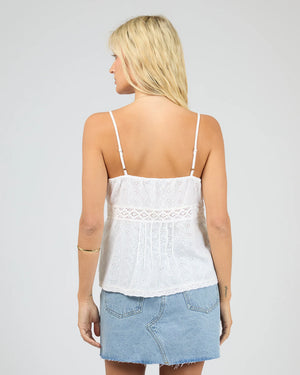 All About Eve Winslet Top White