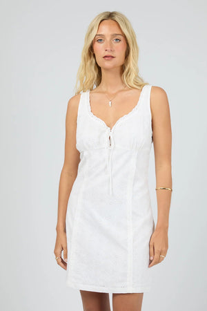 All About Eve Winslet Mini Dress White