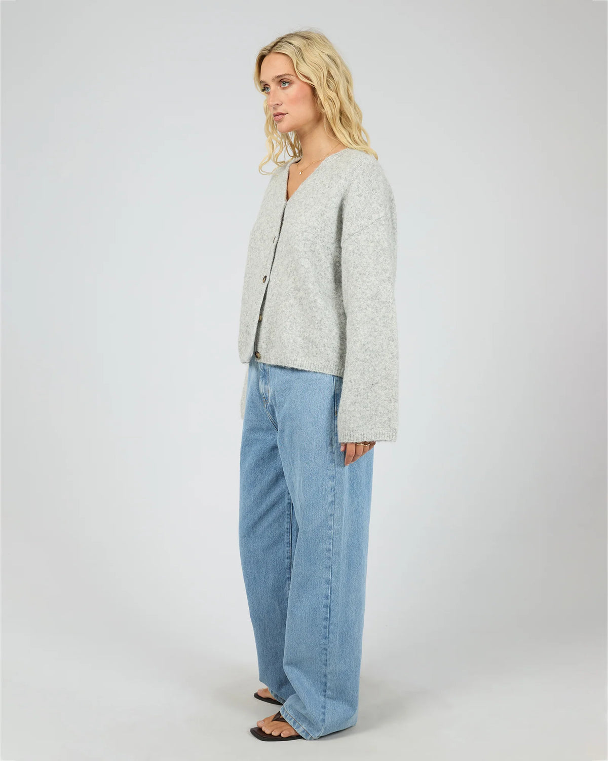 All About Eve Nova Cardigan Grey Marle