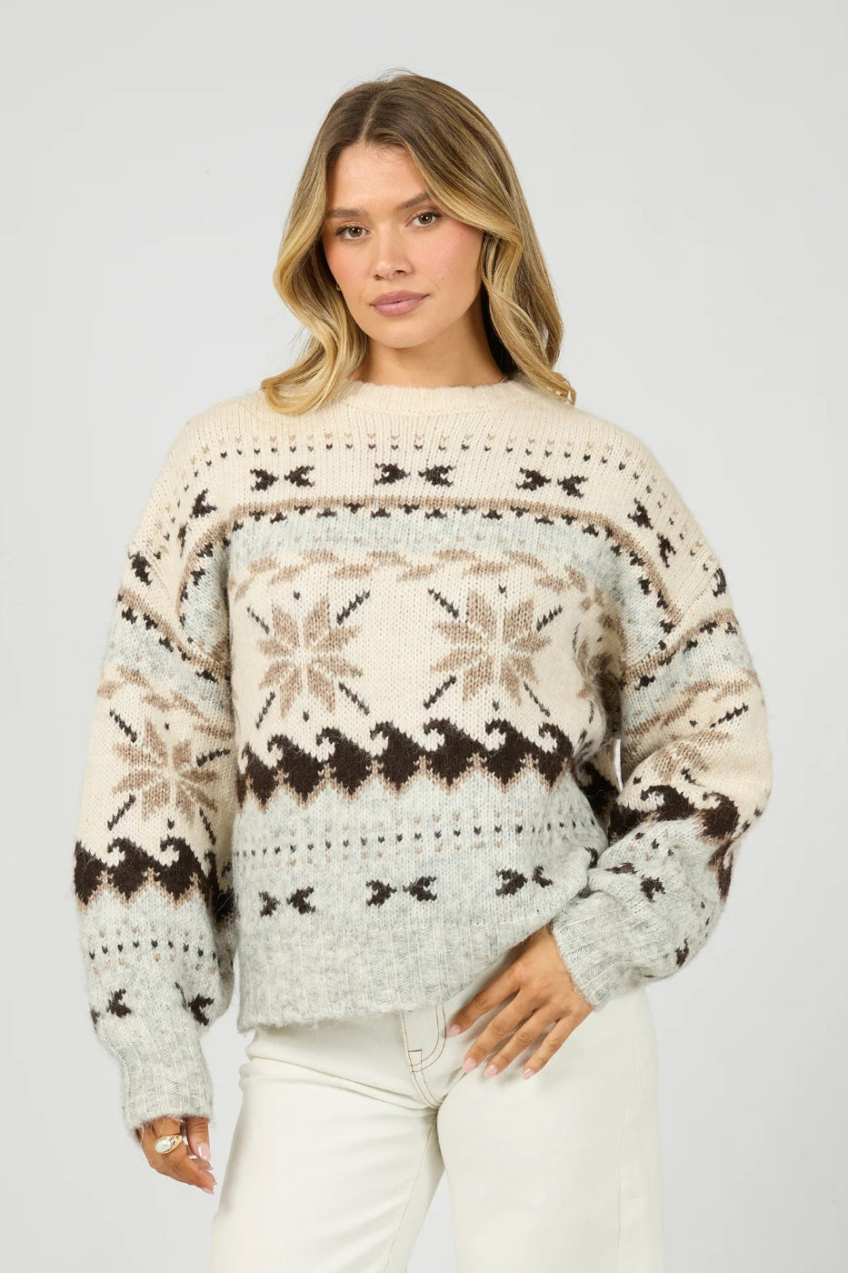 All About Eve Marina Knit Crew Multicoloured