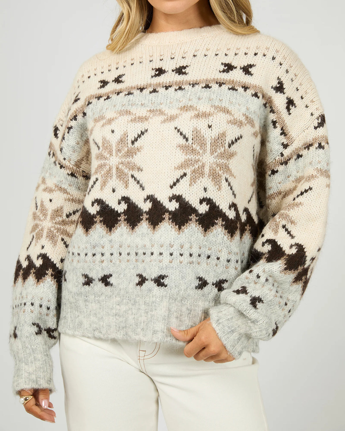 All About Eve Marina Knit Crew Multicoloured