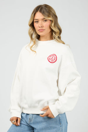 All About Eve Skipper Box Crew Vintage White