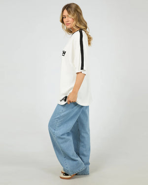 All About Eve Kings Oversized Tee White