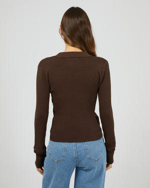 All About Eve Cecilia Knit Brown