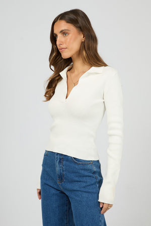 All About Eve Cecilia Knit Vintage White