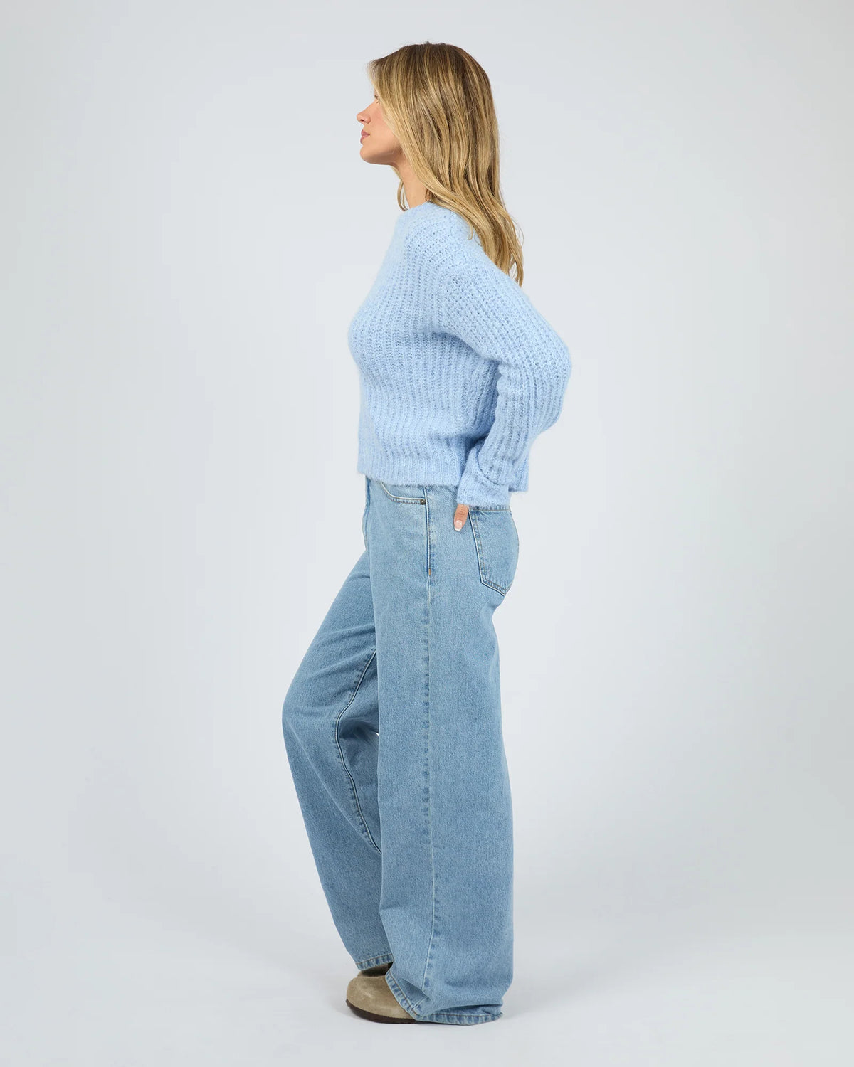 All About Eve Ivy Knit Jumper Ocean Blue