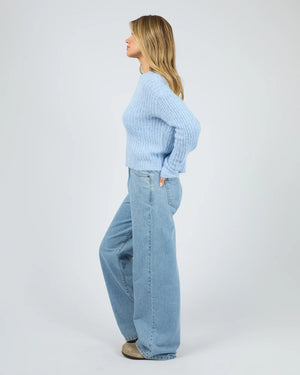 All About Eve Ivy Knit Jumper Ocean Blue