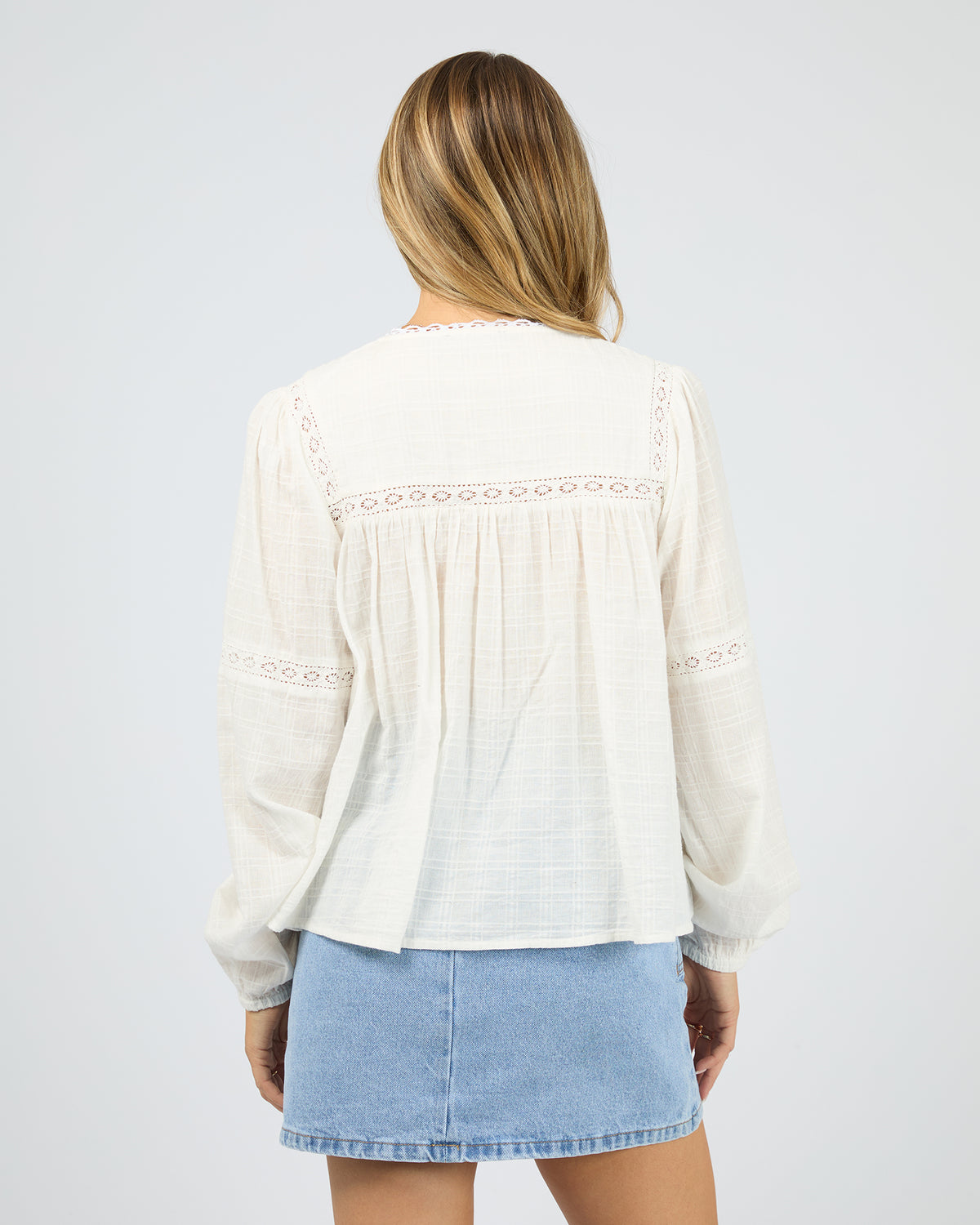 All About Eve Lark Shirt Vintage White