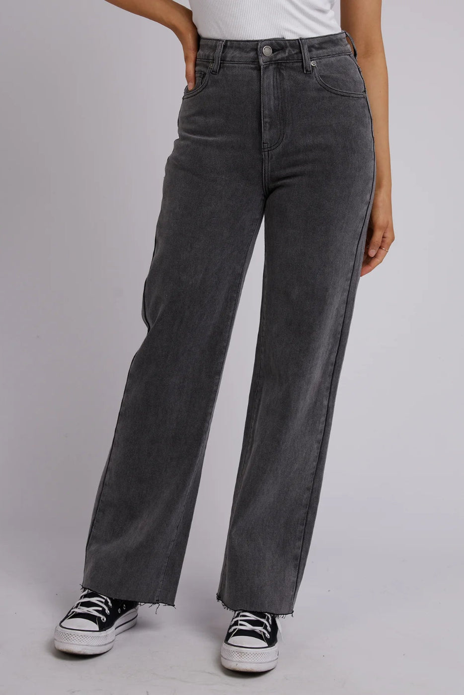 All About Eve Skye Comfort Jean Washed Black