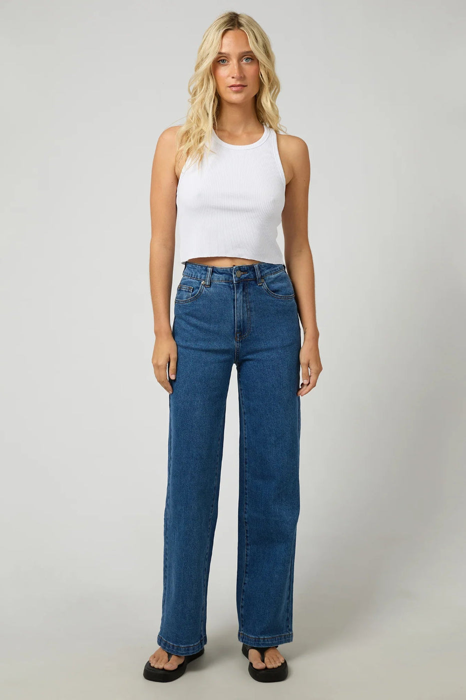 All About Eve Jacqui Wide Leg Jean Heritage Blue