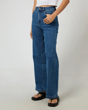 All About Eve Jacqui Wide Leg Jean Heritage Blue