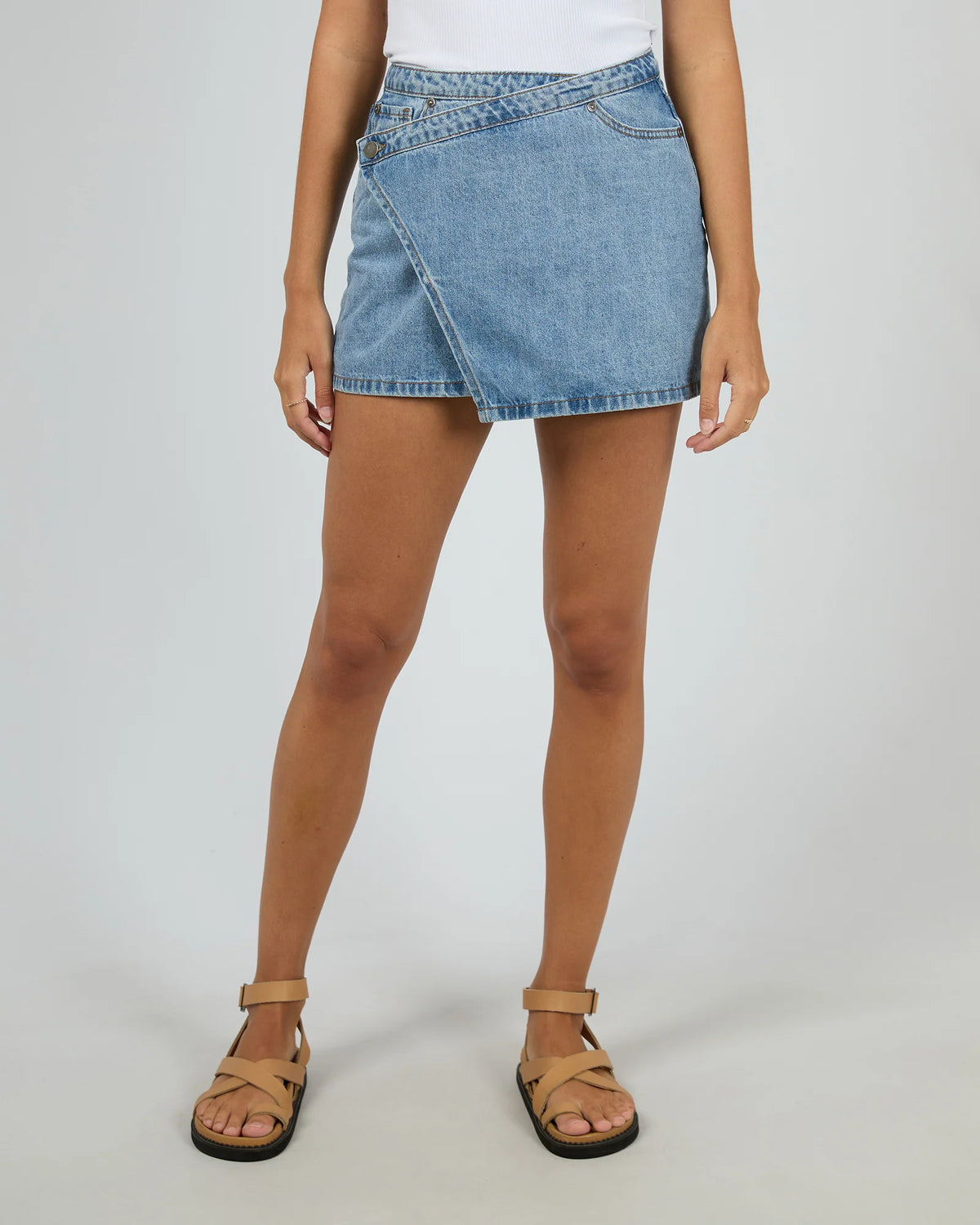 All About Eve Lenni Mini Skort Light Blue