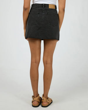 All About Eve Margot Denim Skirt Washed Black
