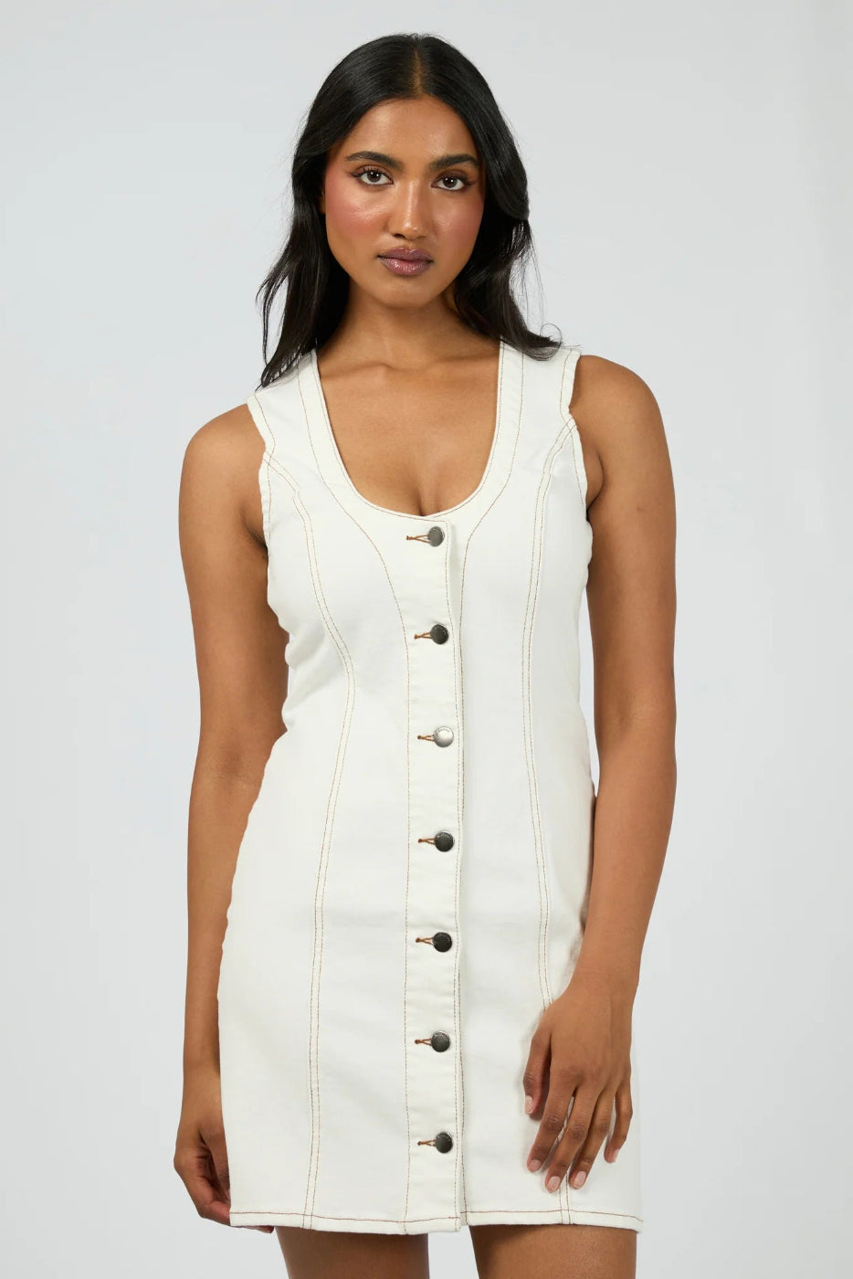 All About Eve Peta Mini Dress White