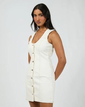All About Eve Peta Mini Dress White