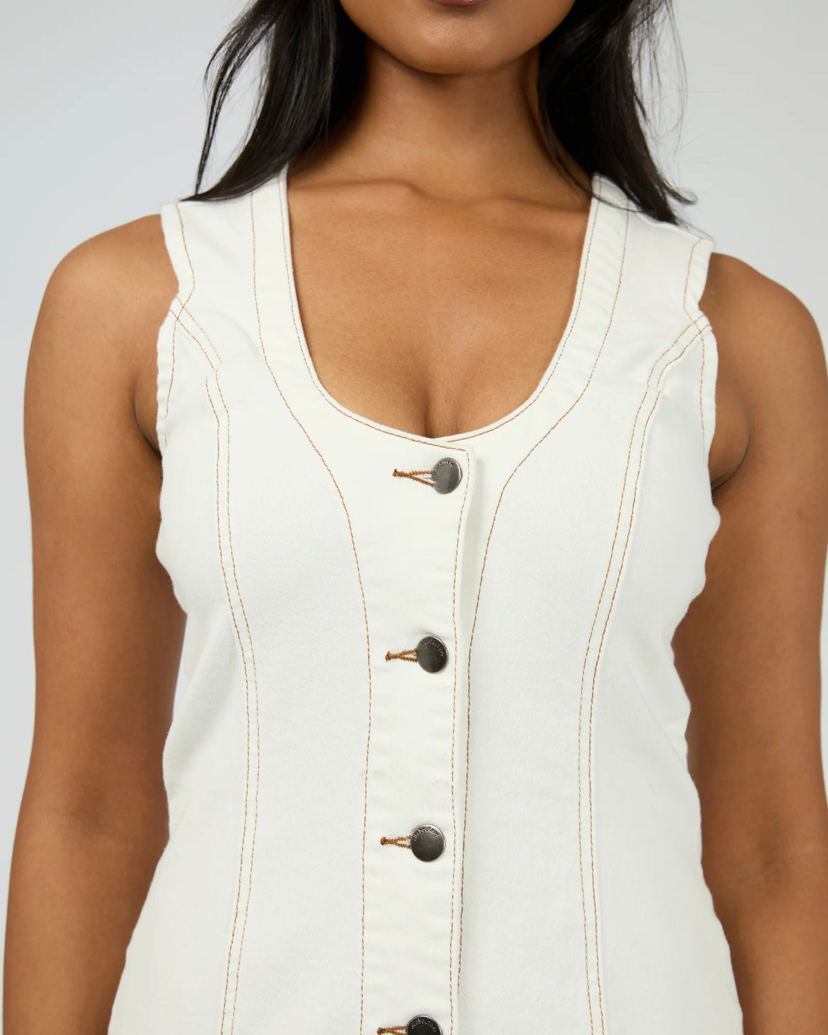 All About Eve Peta Mini Dress White