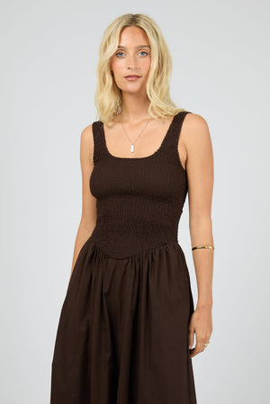 All About Eve Essential Maxi Dress Brown