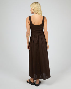 All About Eve Essential Maxi Dress Brown