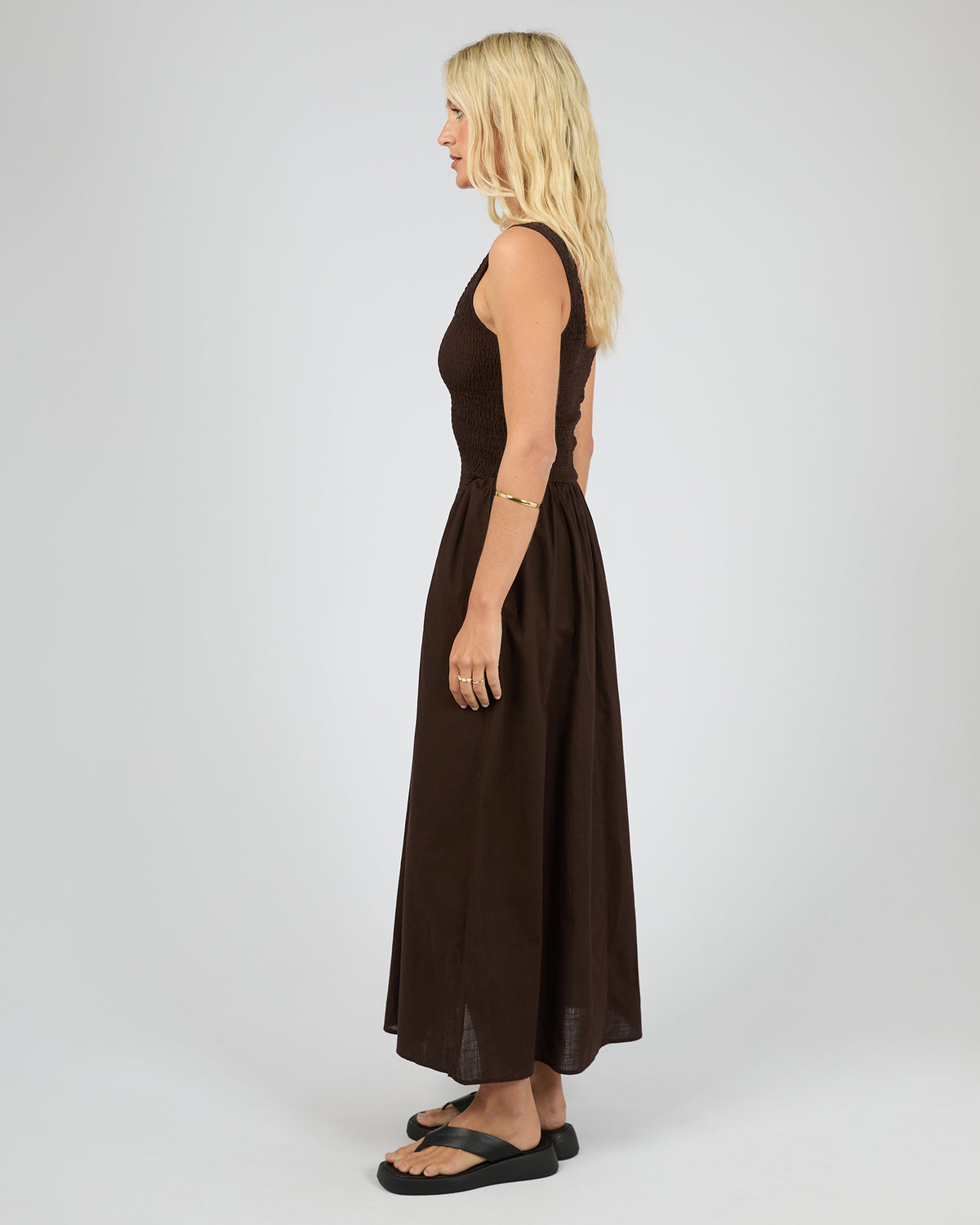 All About Eve Essential Maxi Dress Brown
