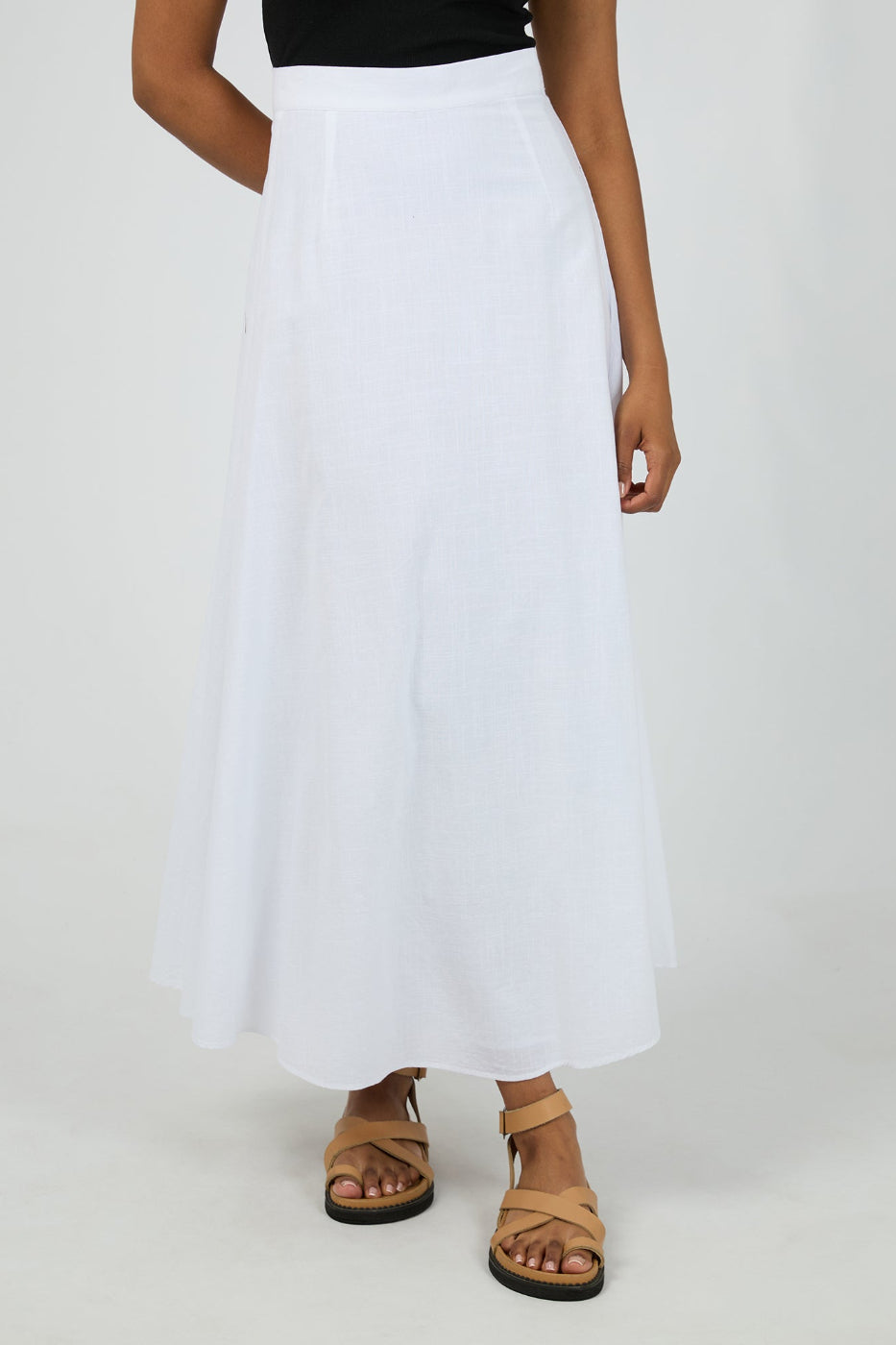 All About Eve Essential Maxi Skirt White