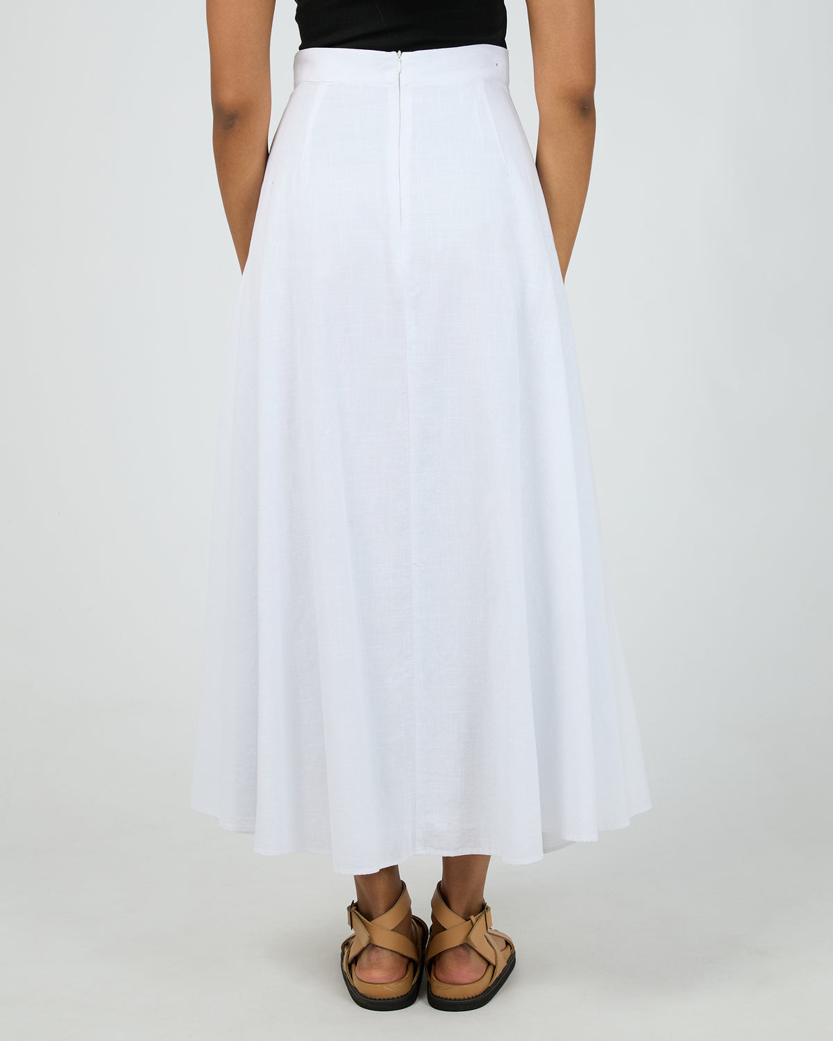 All About Eve Essential Maxi Skirt White