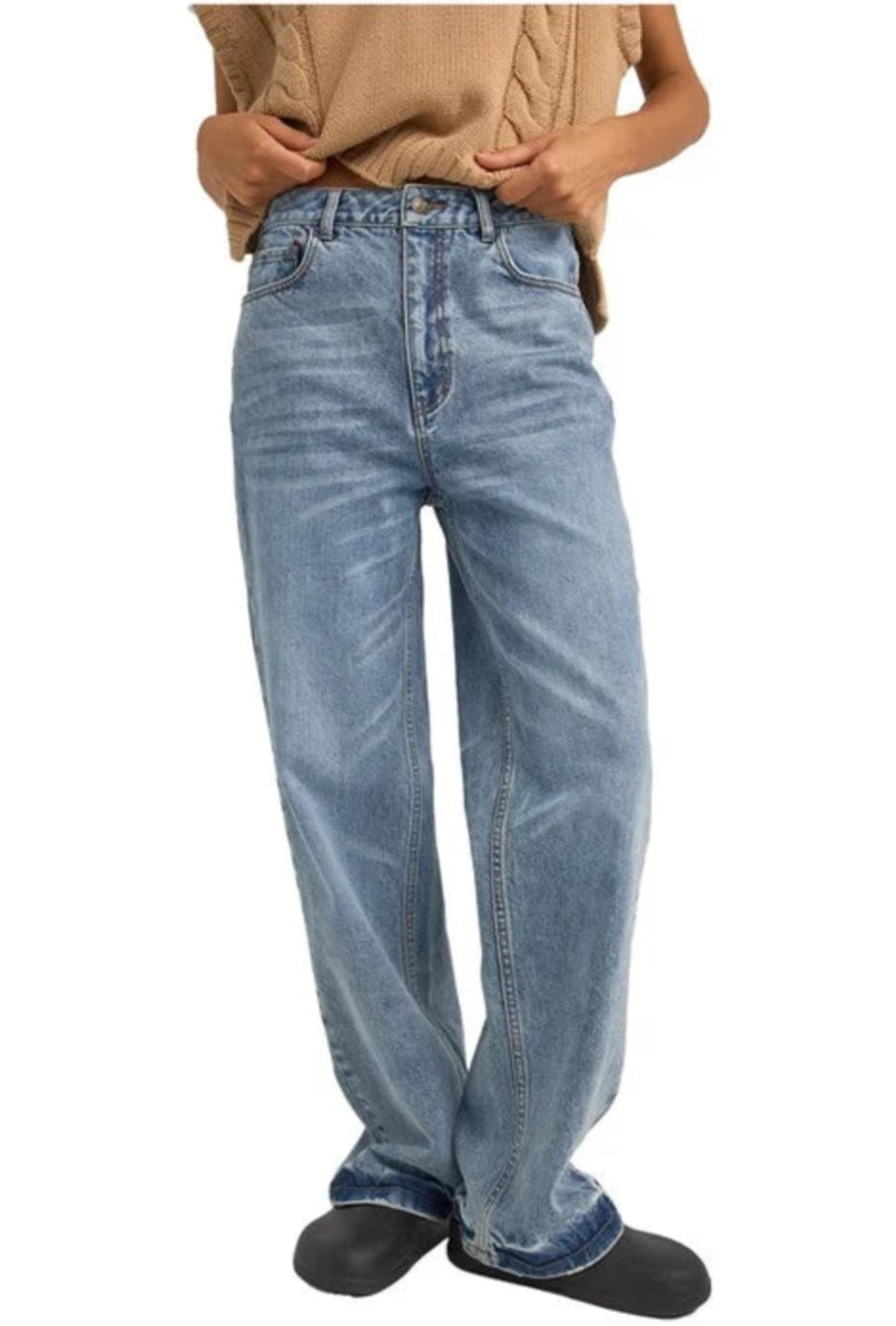 Rhythm Beyond Relaxed Leg Jean Washed Blue