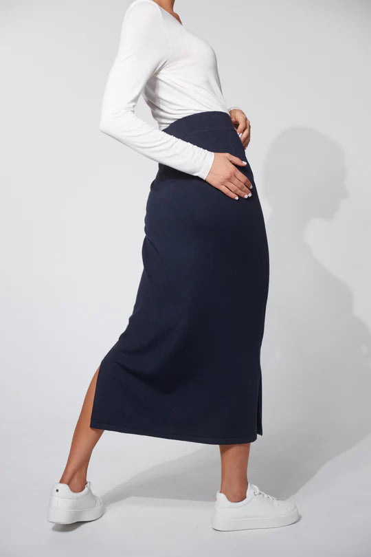 Haven Nikolai Knit Skirt Midnight