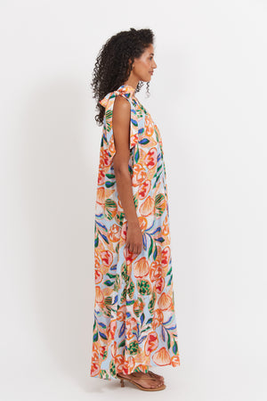 Haven Baja One Shoulder Dress Tide