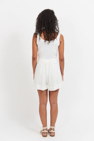 Haven Haiti Short White