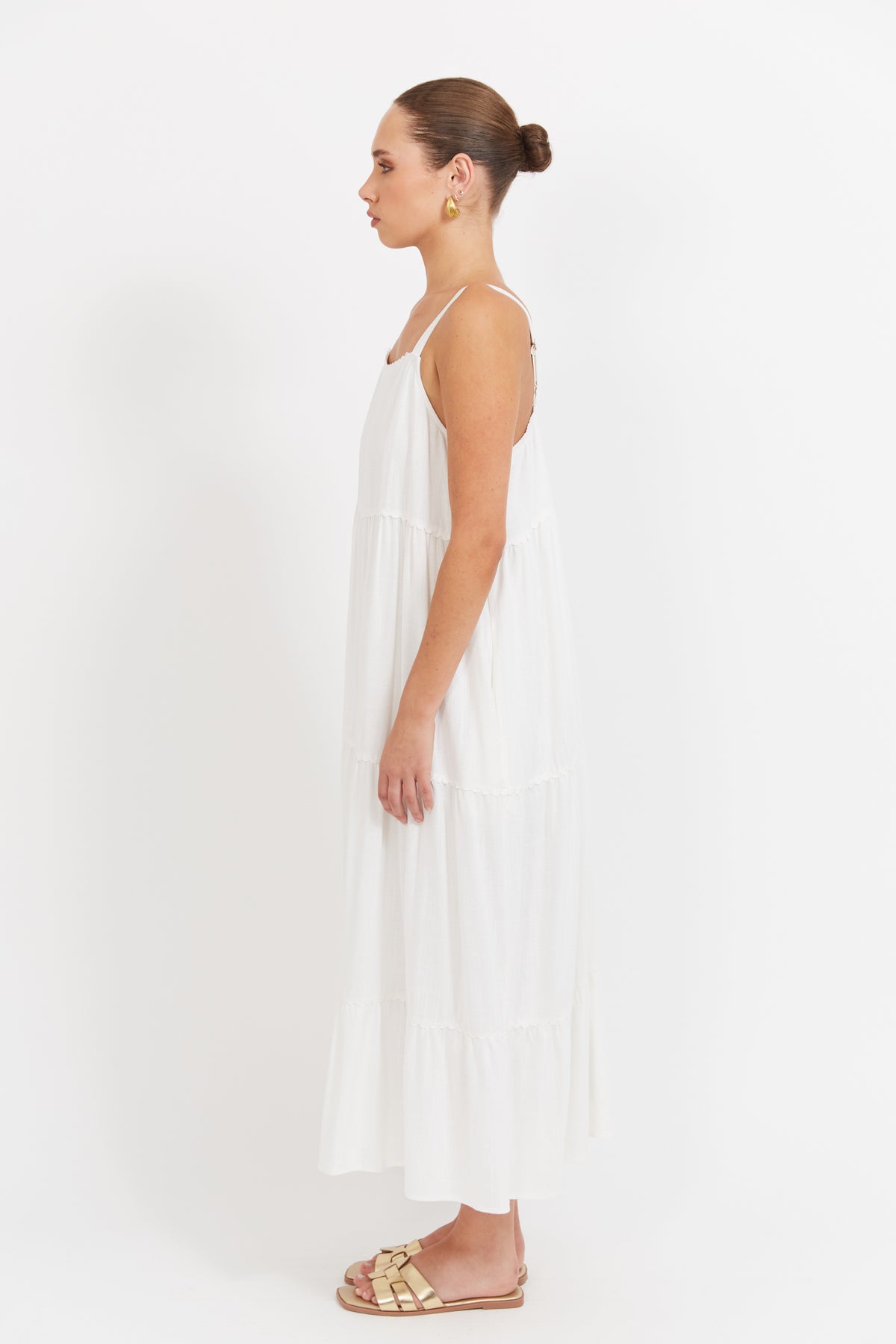 Haven Haiti Tank Maxi Dress White