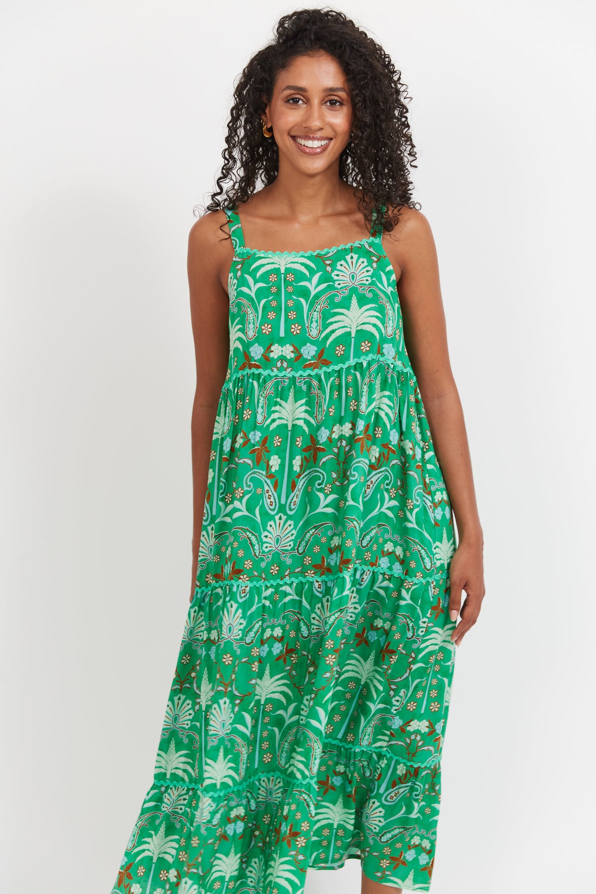 Haven Haiti Tank Maxi Dress Palms