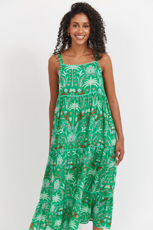 Haven Haiti Tank Maxi Dress Palms