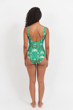 Haven Haiti One Piece Swimsuit Palms