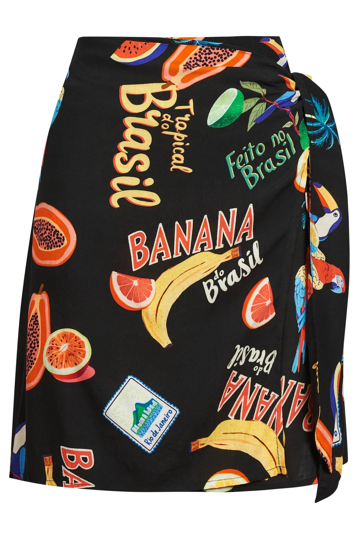 Haven Cabana Mini Skirt Brasil Black