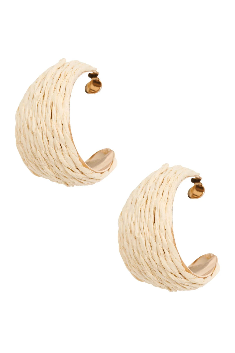 Haven Baja Hoop Earring Bisque