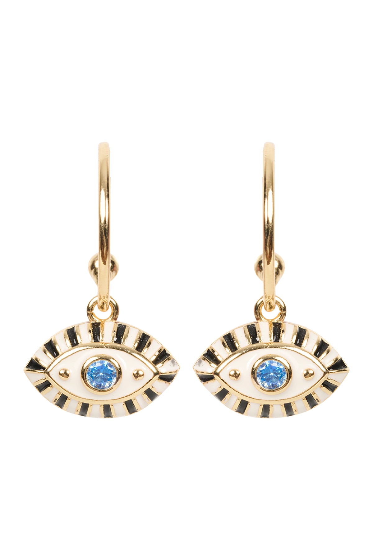 Haven Montego Eye Earring - White