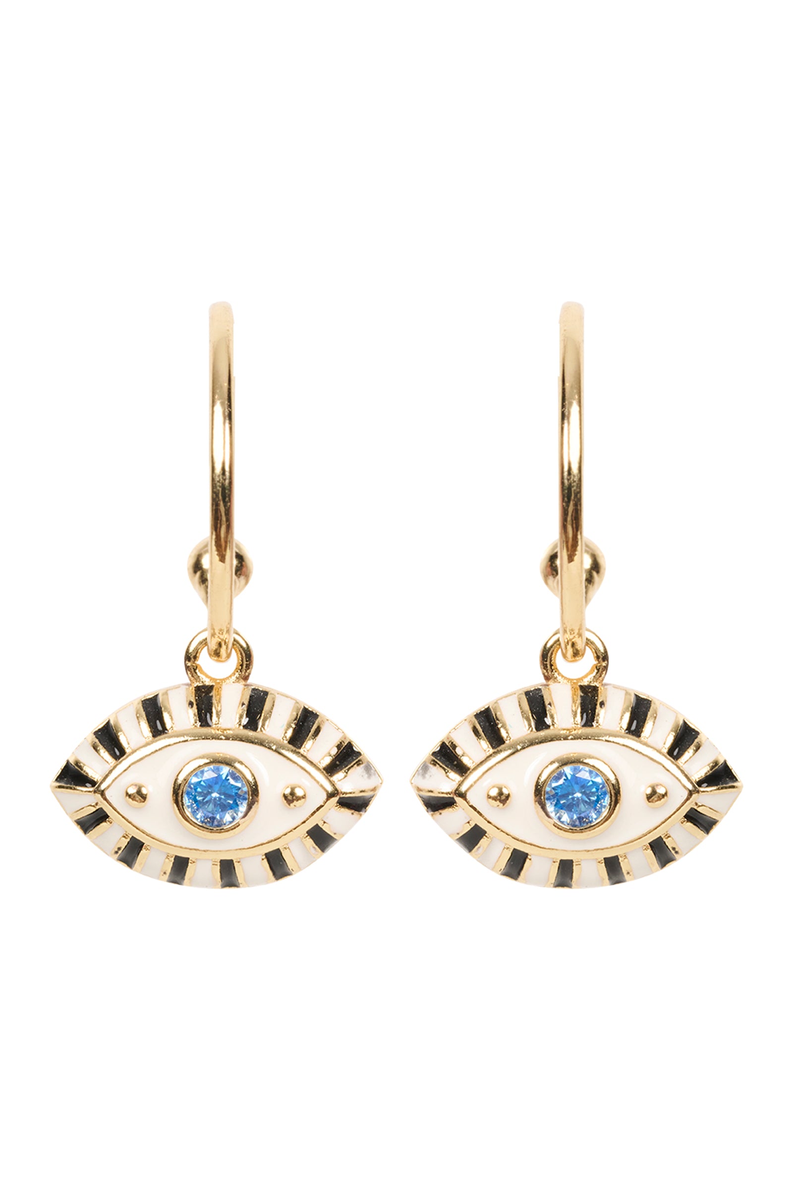 Haven Montego Eye Earring - White