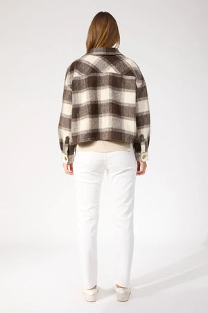 Haven Fargo Cropped Jacket Brown