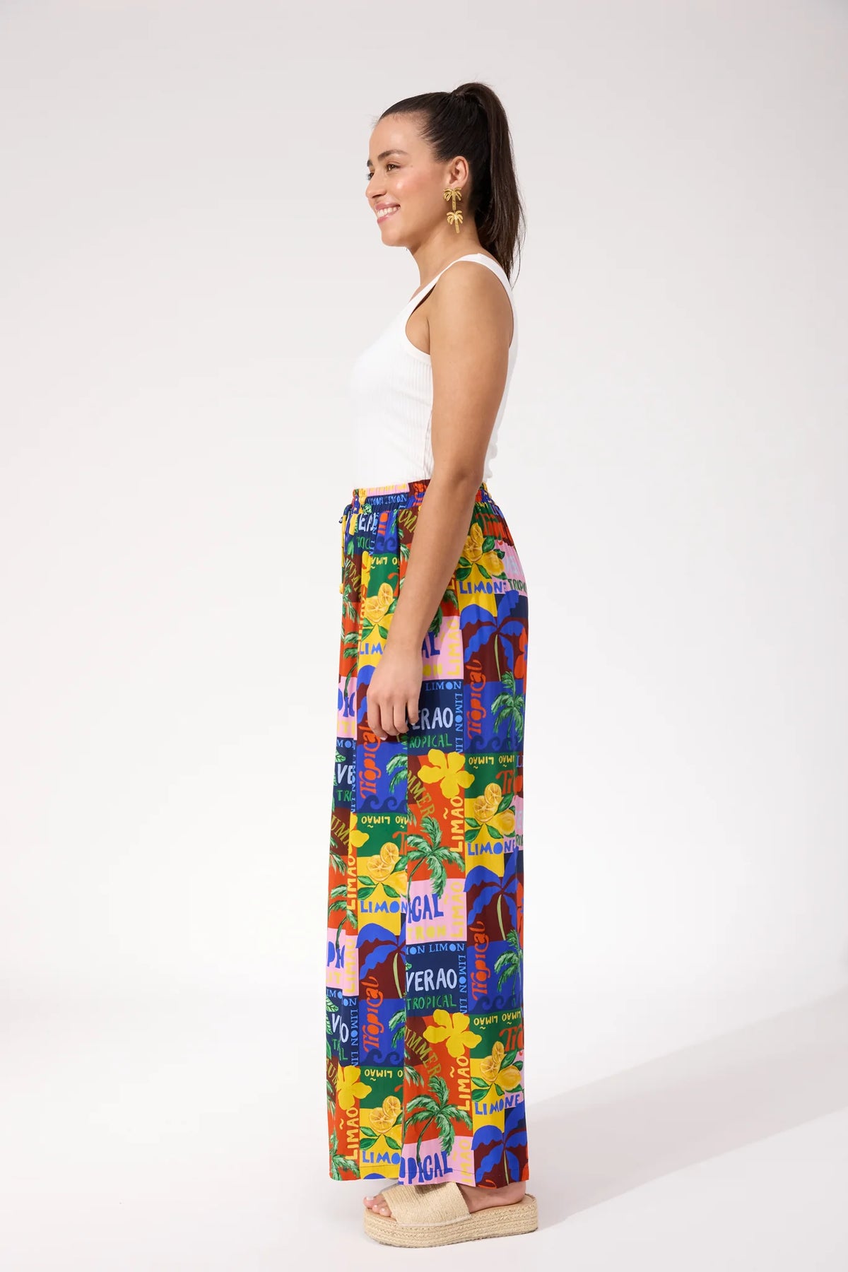Haven Odyssey Palazzo Pant Tropical