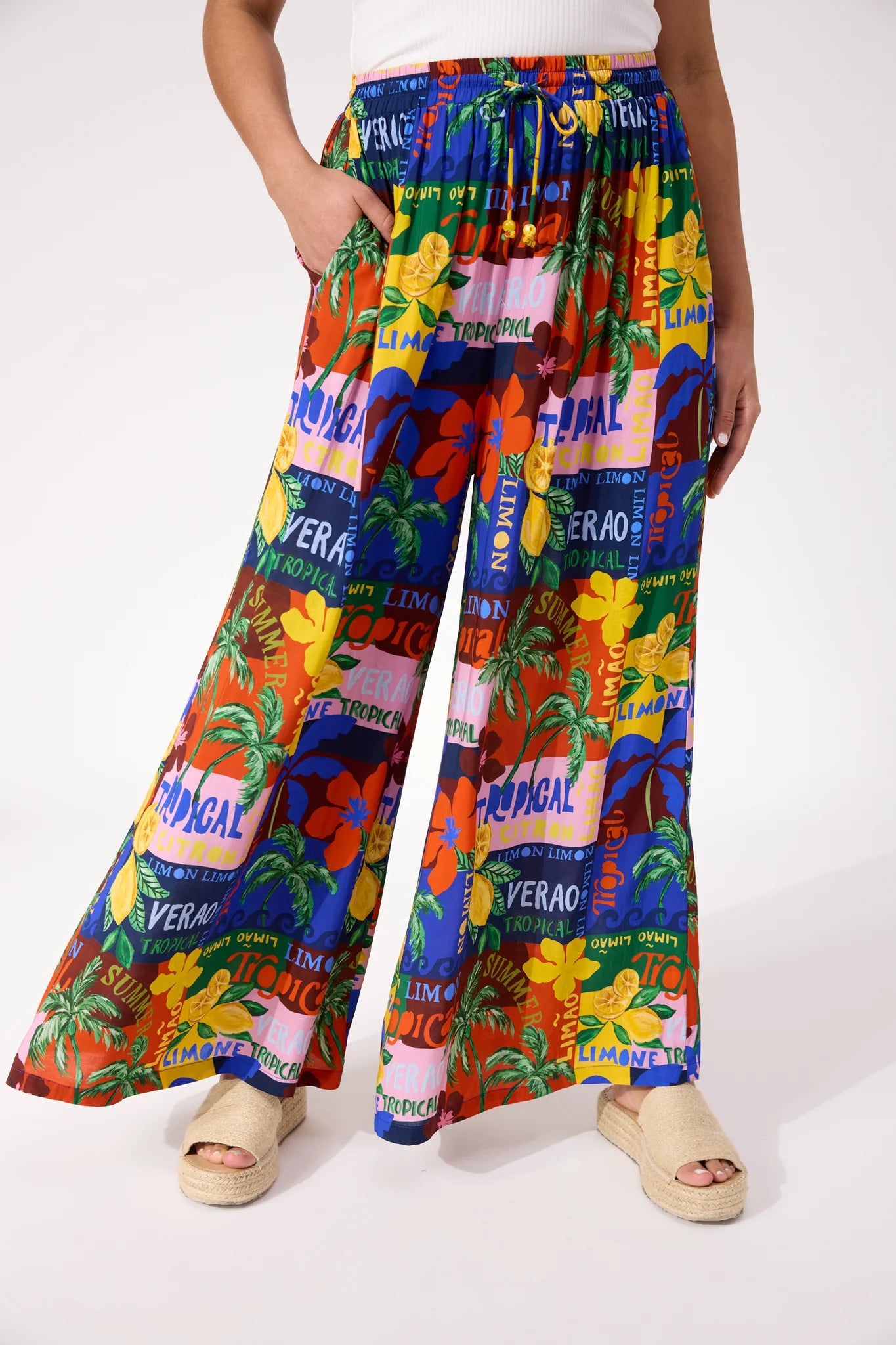 Haven Odyssey Palazzo Pant Tropical