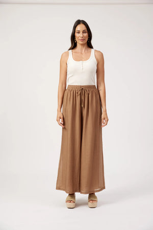Haven Kenya Palazzo Pant Wheat