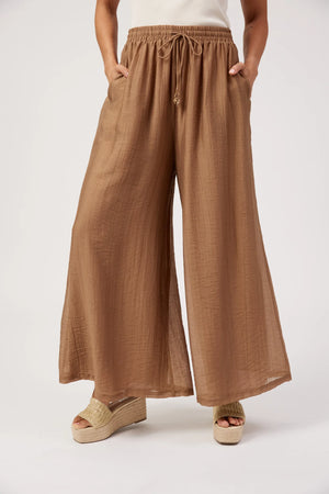 Haven Kenya Palazzo Pant Wheat