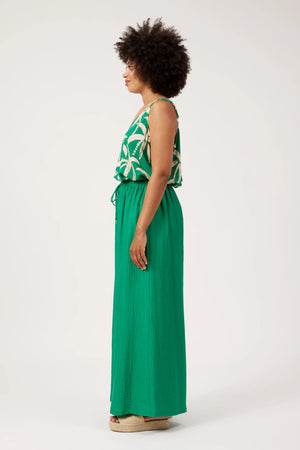 Haven Kenya Palazzo Pant Green