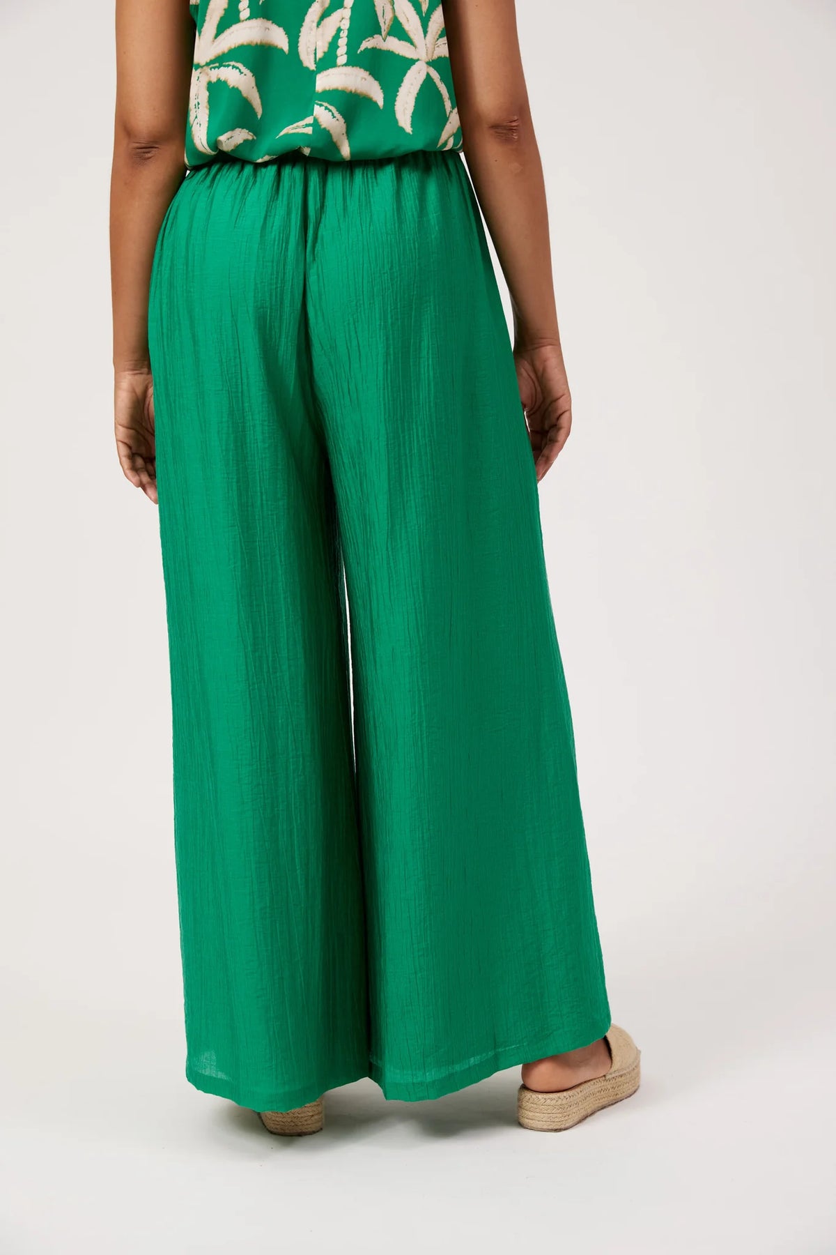Haven Kenya Palazzo Pant Green